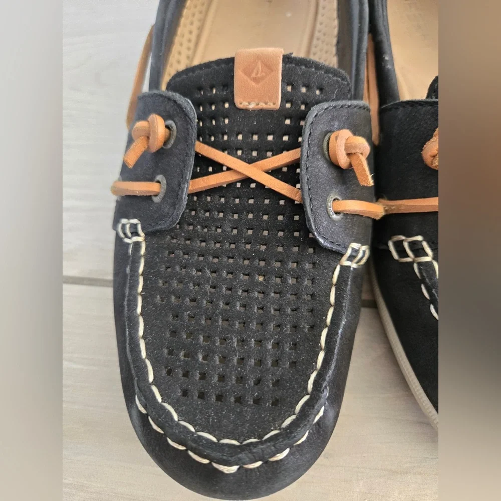 Sperry Top-Sider Leather Boat Shoes | Classic Casual Comfort| Size 8.5 - Picture 4 of 13